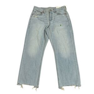 American Eagle Outfitters Stretchy Curvy Light-wash Jeans(Size 8 Short)